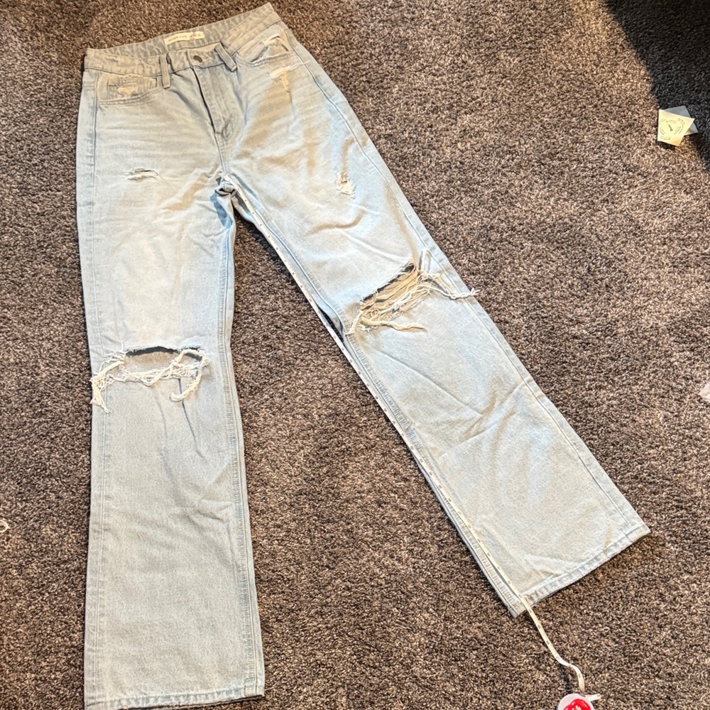 Light Blue Distressed Altar’d State Women Jeans NWOT